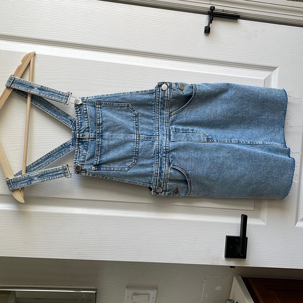Denim overall Dress